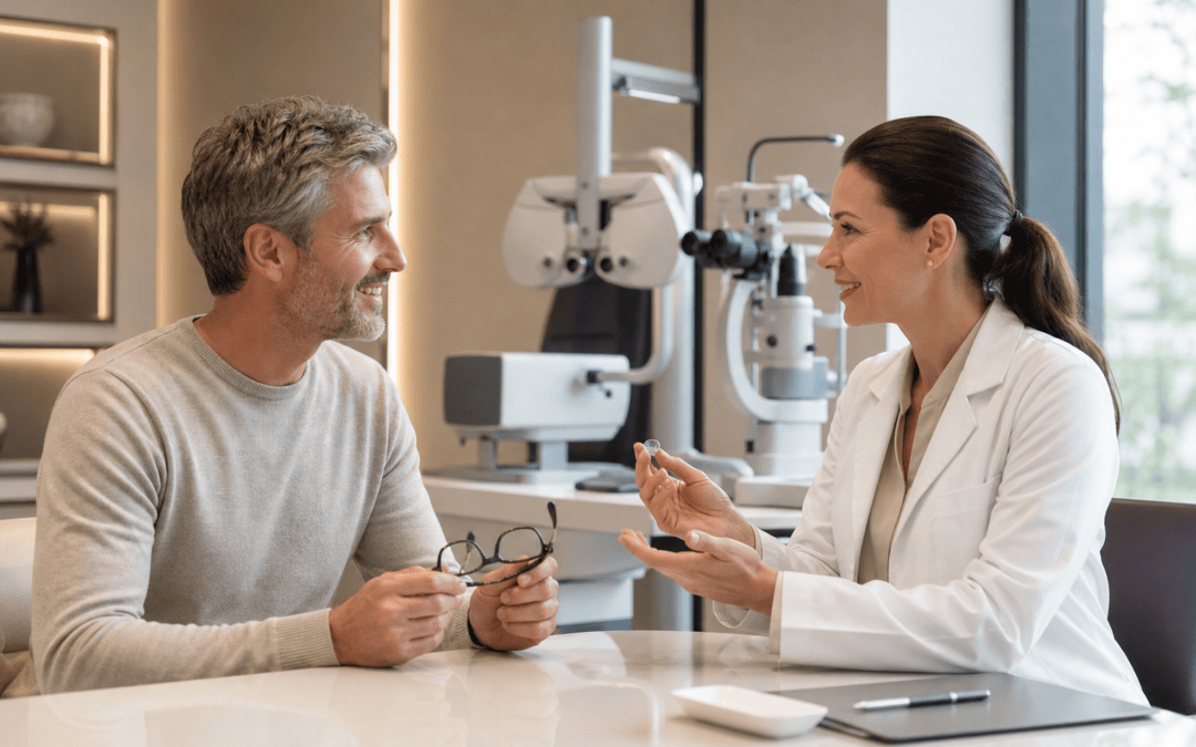 Porteurs de lunettes ou de lentilles : comment bien préparer une opération de la presbytie et récupérer dans les meilleures conditions